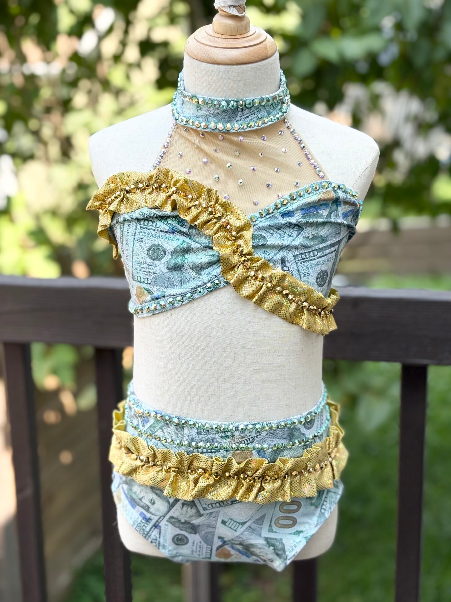 Custom Bespoke Money Costume (Pre-owned) Child M/L