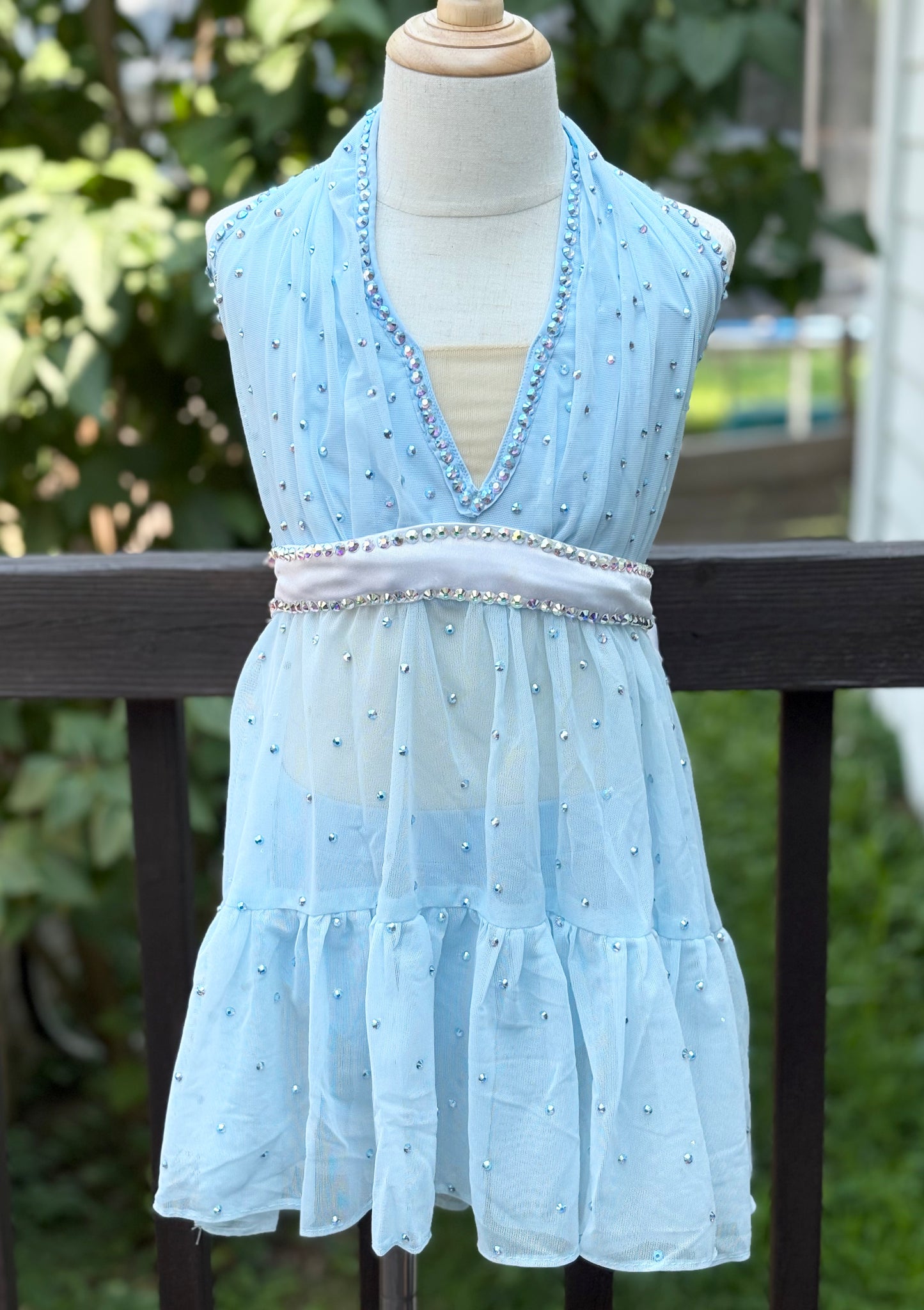 Baby Blue Lyrical Costume (Pre-owned) Child M/L