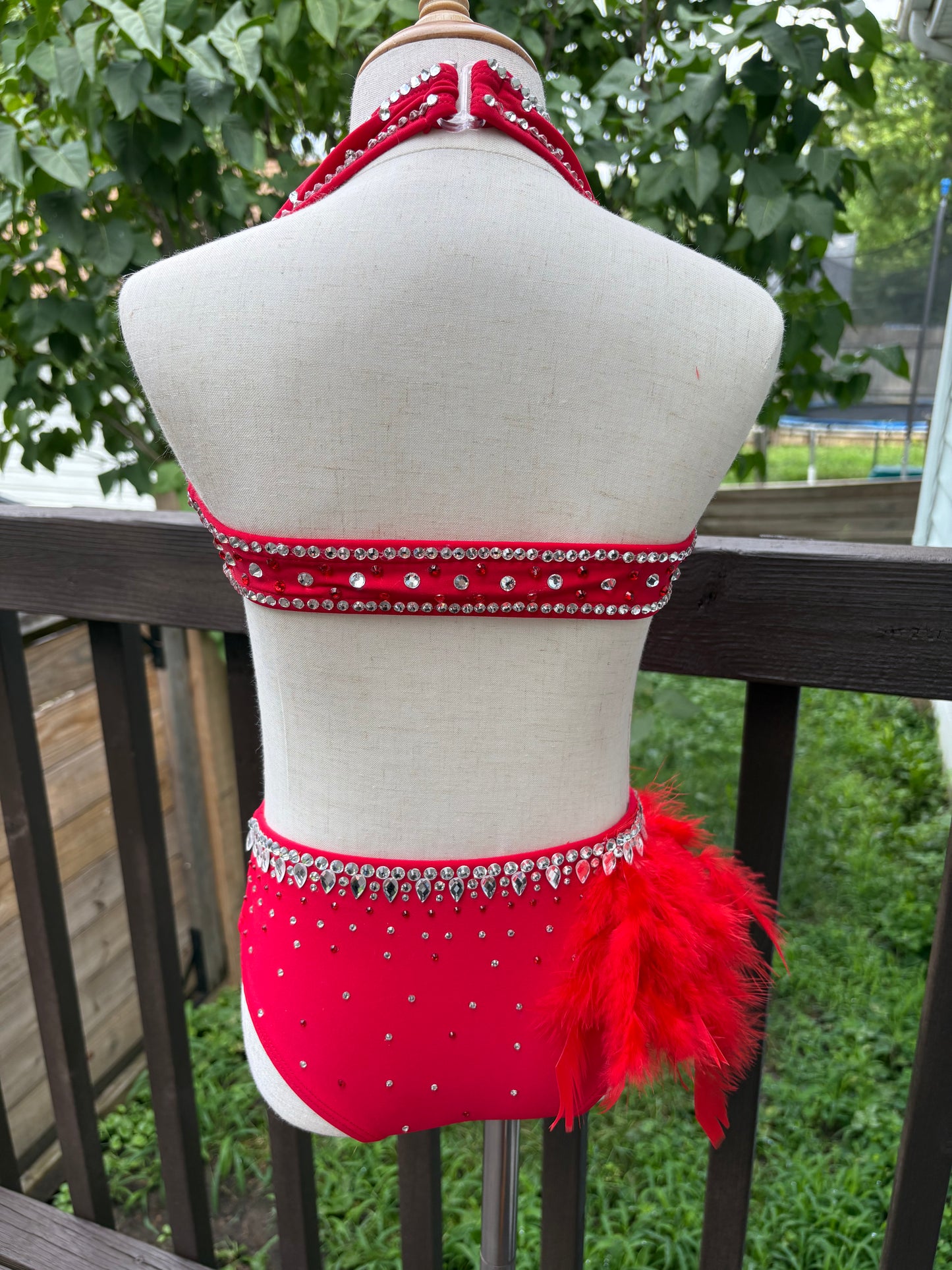 Red Jazz/Musical Theater Costume CS (6/7) AA Base