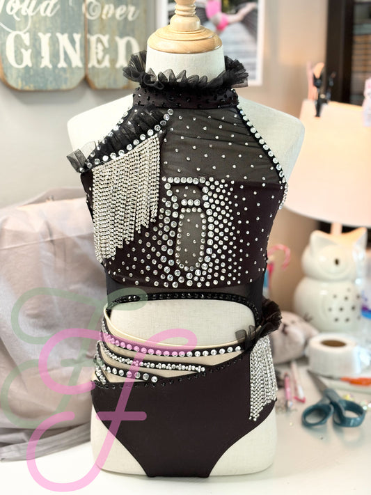 Black and Silver Jazz Costume CS  Bryn Lavania Base