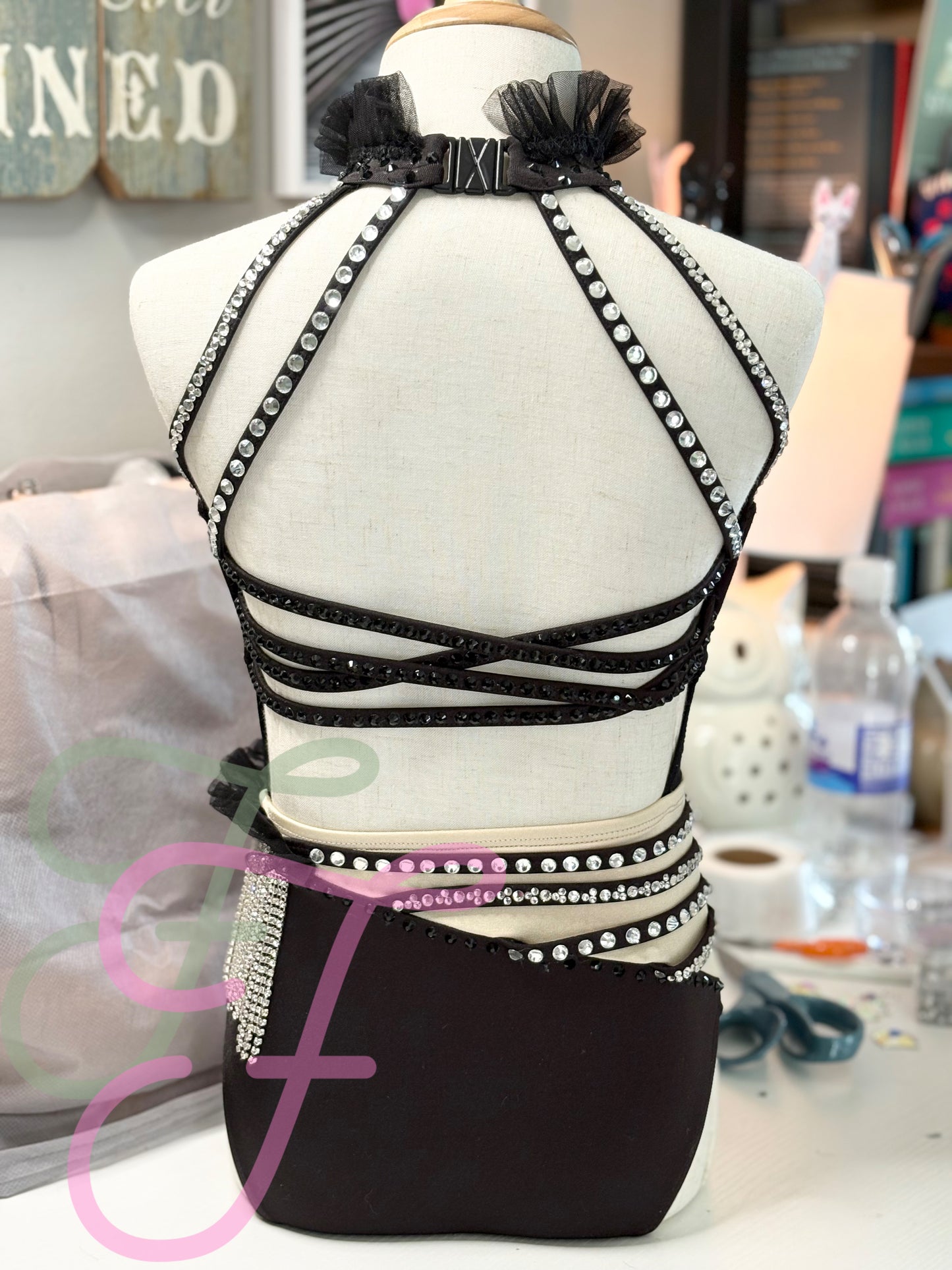 Black and Silver Jazz Costume CS  Bryn Lavania Base