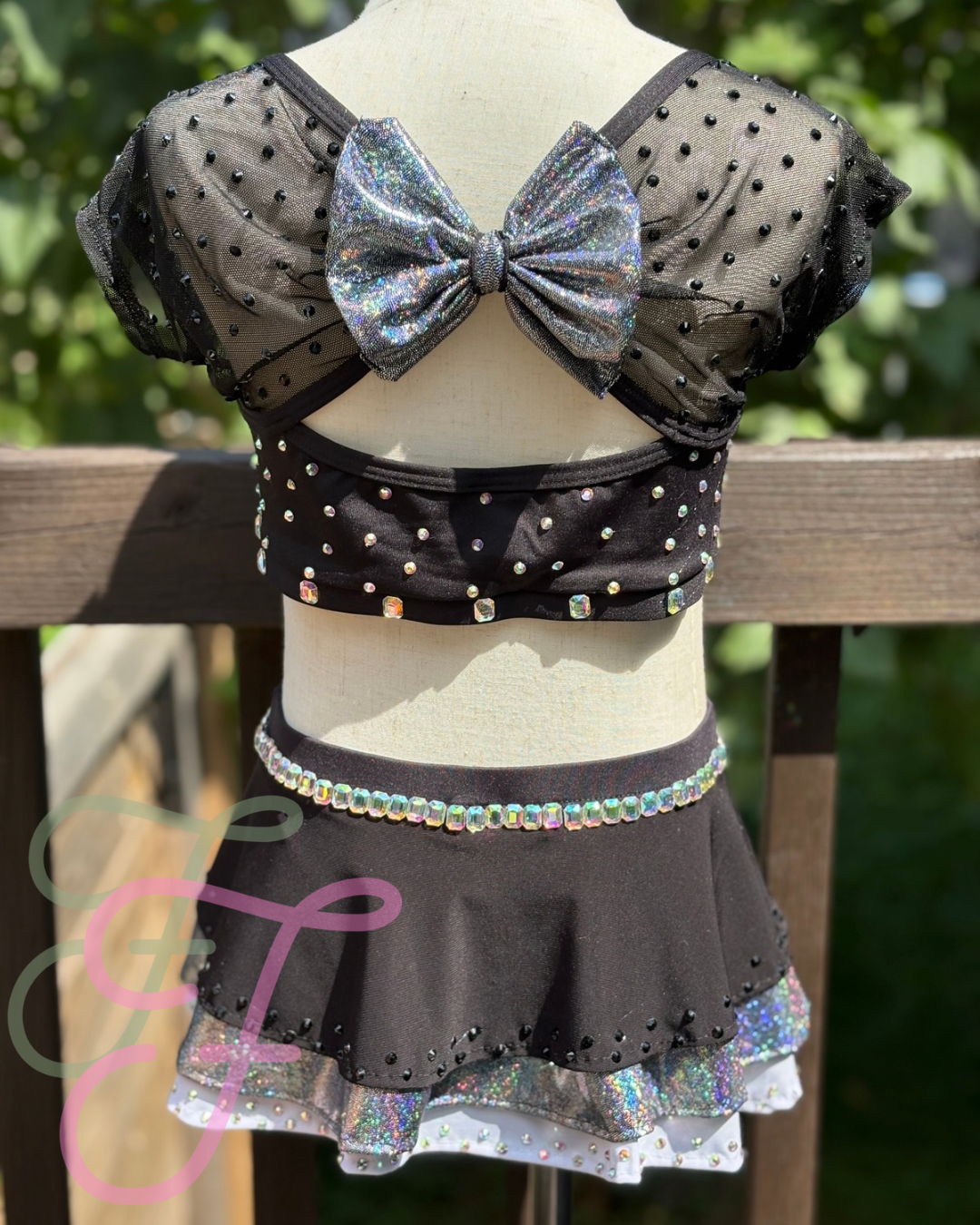 Black and Silver Jazz/Contemporary Costume CXL/AXS