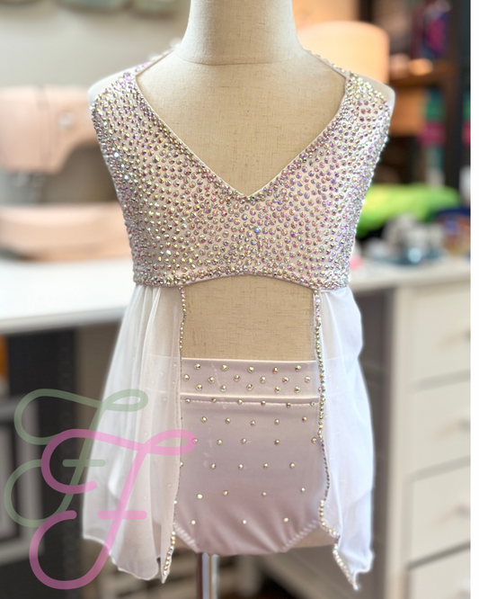 White Babydoll Style Lyrical Costume CM (7/8)